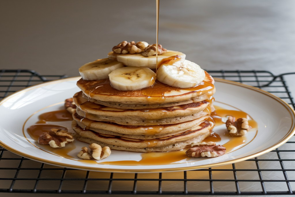 Bananas Foster Pancakes